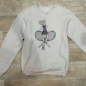 Bella+Canvas Fleece Collection Tennis Crewneck